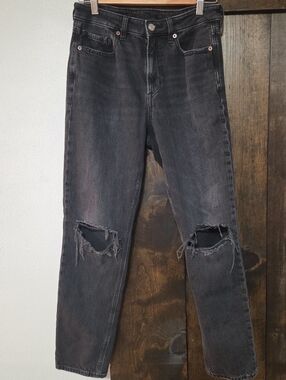 American Eagle Strigud Mom Jeans.